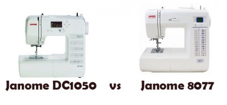 Janome DC1050 vs 8077