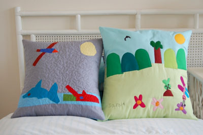Sewing with Kids ~ Pillow + Cushion Design