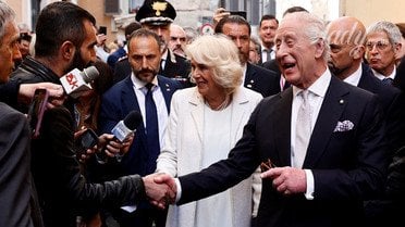 Королева Камілла та король Чарльз в Італії / © Associated Press