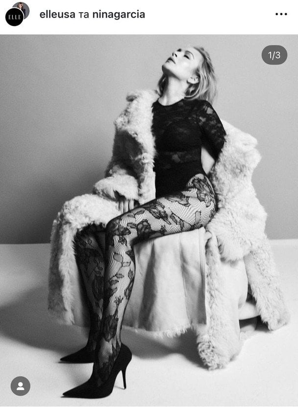 Ліндсей Логан в ELLE/instagram.com/elleusa
