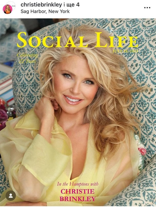 Крісті Брінклі / © Instagram Кристи Бринкли