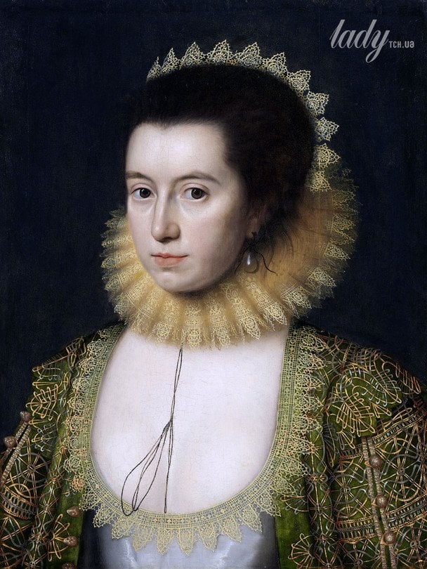 Портрет леді Анни Кліффорд (1590-1676), 14-ї баронеси де Кліффорд, графині Дорсетської. Автор: Вільям Ларкін (1580-1619), англійський художник. Датований 1618 роком. / © Getty Images