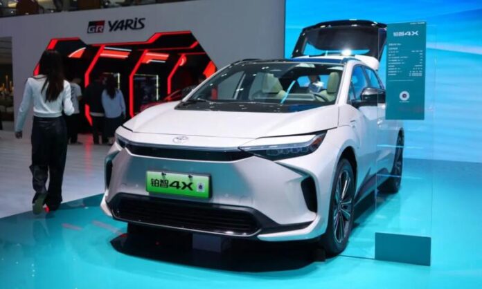 Toyota оновила електродвигун для кросовера bZ4X