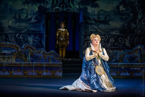 Дон Карлос. Людмила Монастирська у ролі Єлізавети 