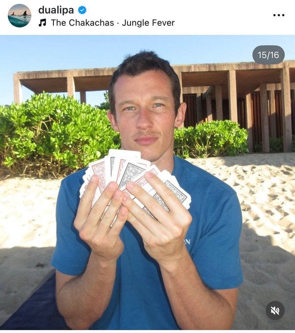 Каллум Тернер, наречений Дуа Ліпи / © Instagram Дуа Ліпи