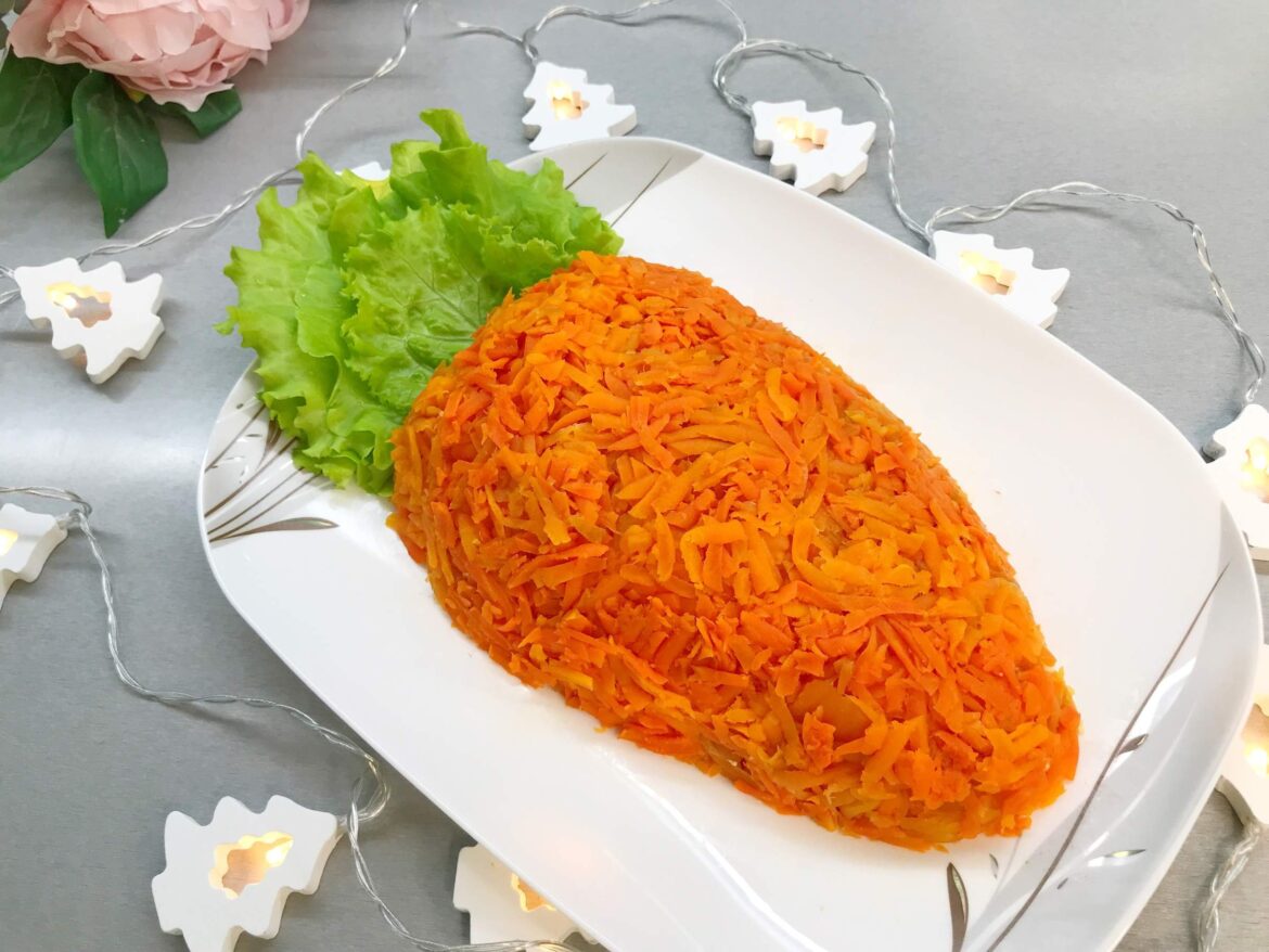 Салат «Морковка для кролика»: смачна та символічна прикраса для новорічного столу