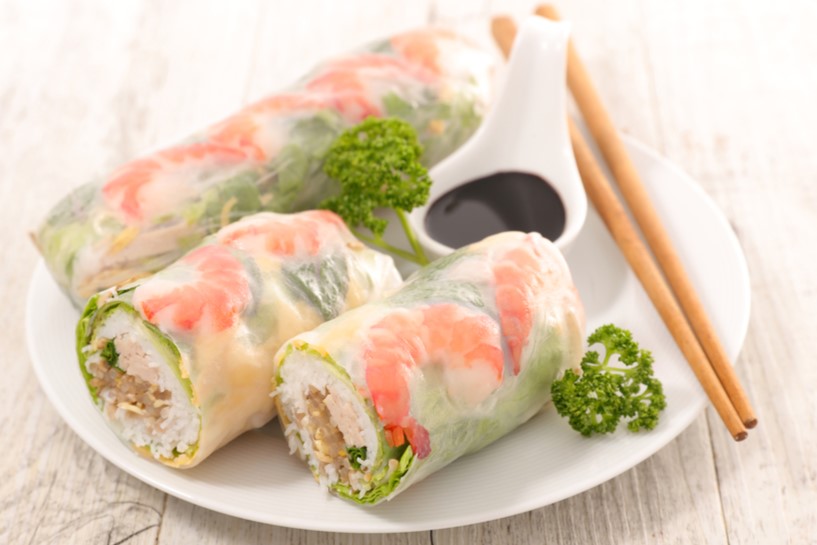 Спрінг-роли з креветками