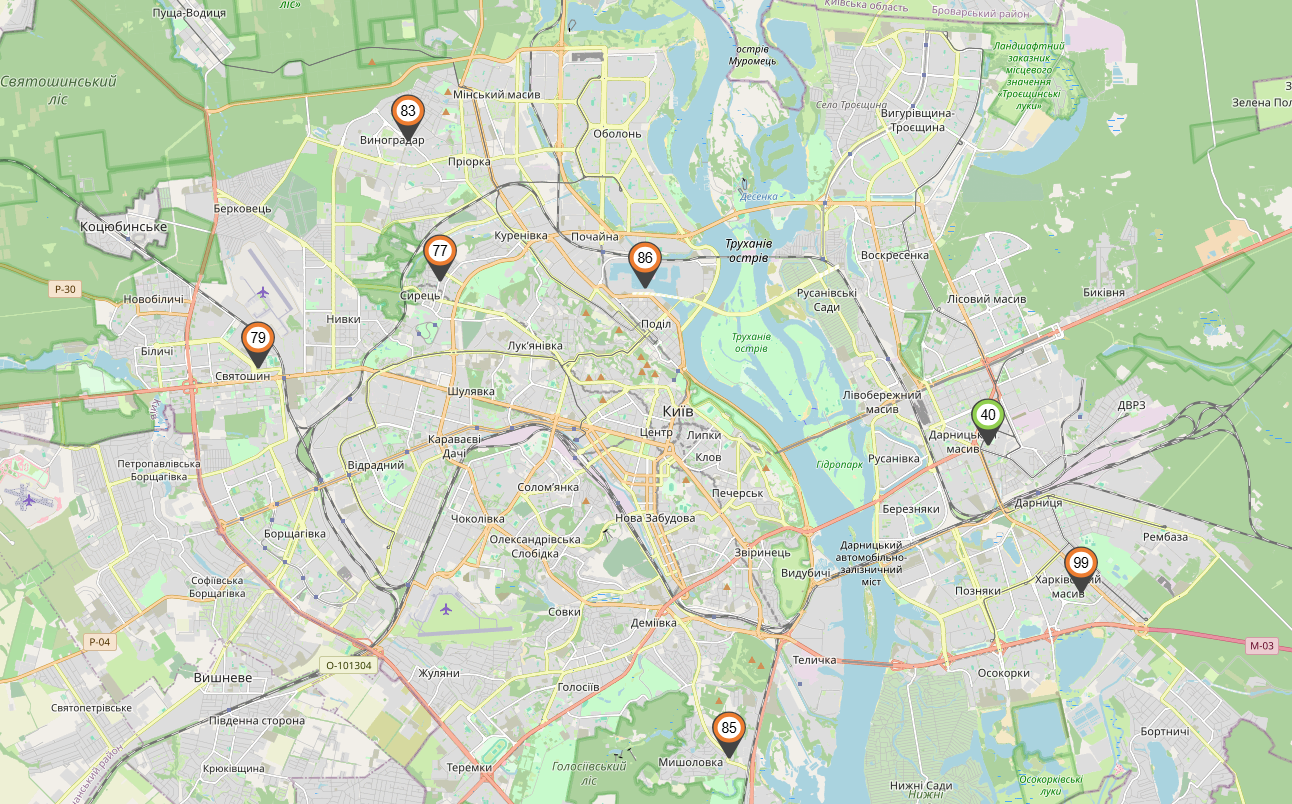 Якість повітря у Києві погіршилась: хто з людей у зоні ризику та де ситуація найскладніша