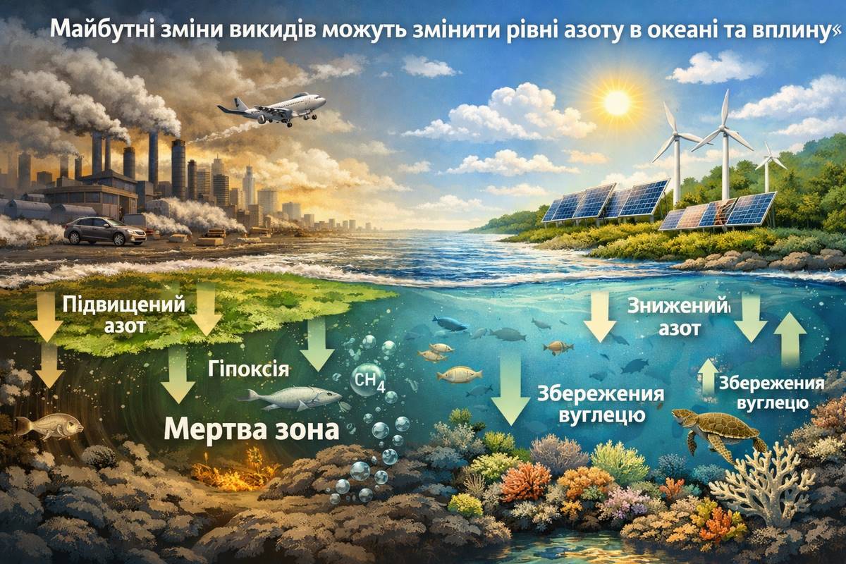 Азот з повітря вбиває океан і годує його одночасно