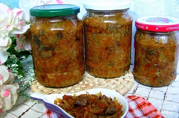 Лінивий рецепт приготування солянки з грибами на зиму