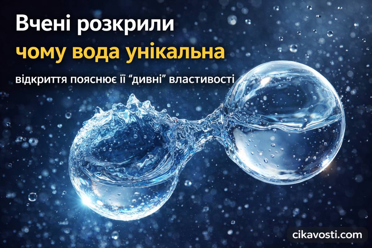 Загадка води вирішена після 30 років пошуків: у неї є дві різні рідкі форми