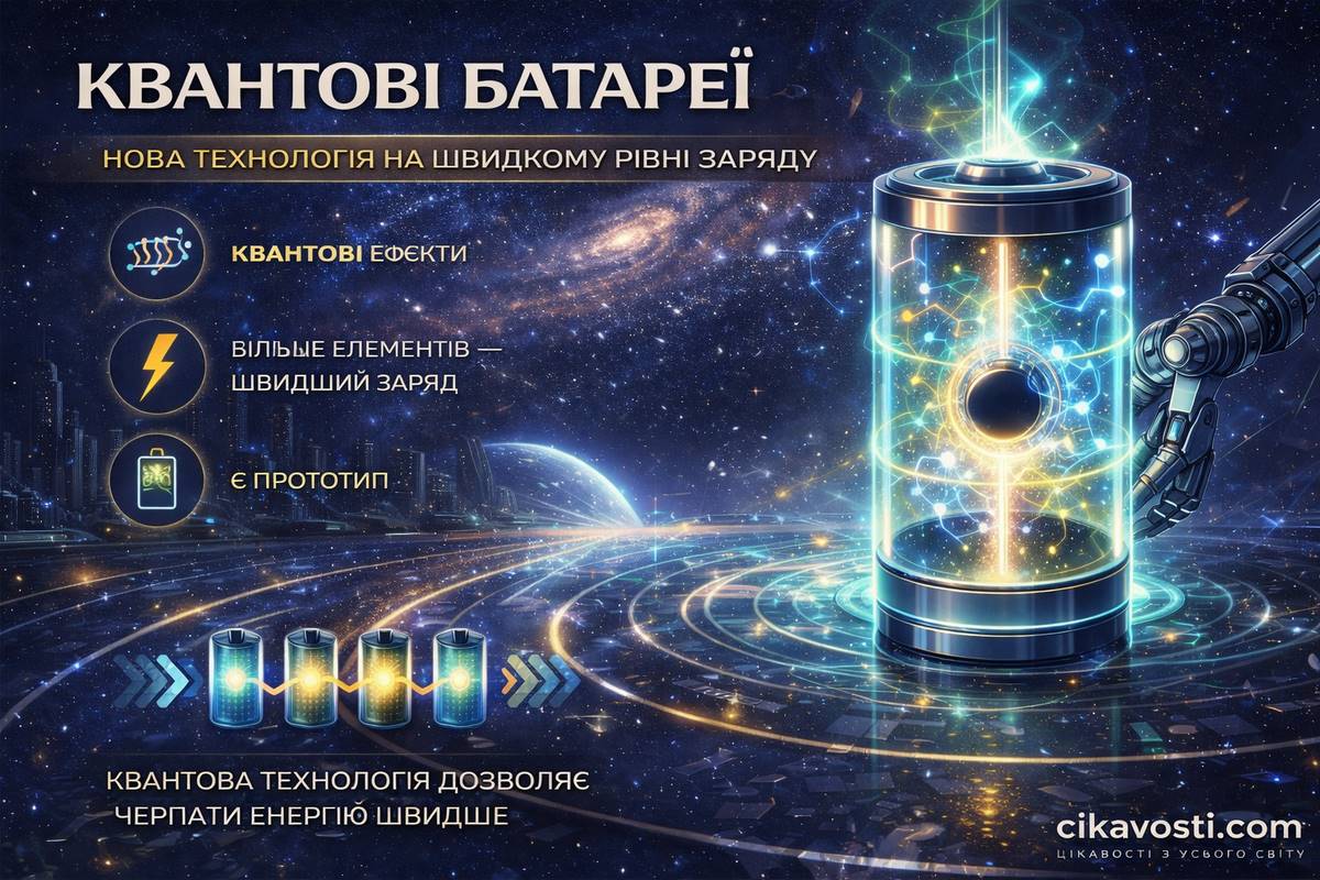Перша квантова батарея в світі порушила всі правила зарядки