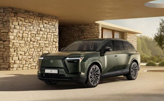 Lexus представила електричний TZ: великий SUV із запасом ходу до 530 км