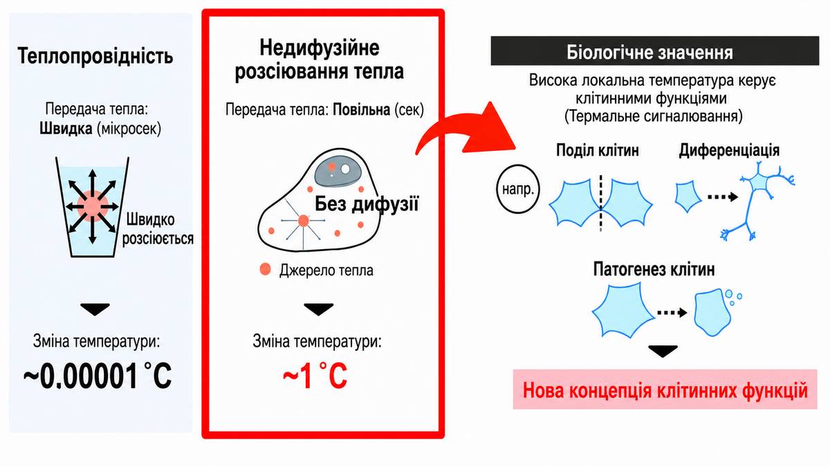 Клітини утримують тепло так, що це ламає стандартну фізику рідин