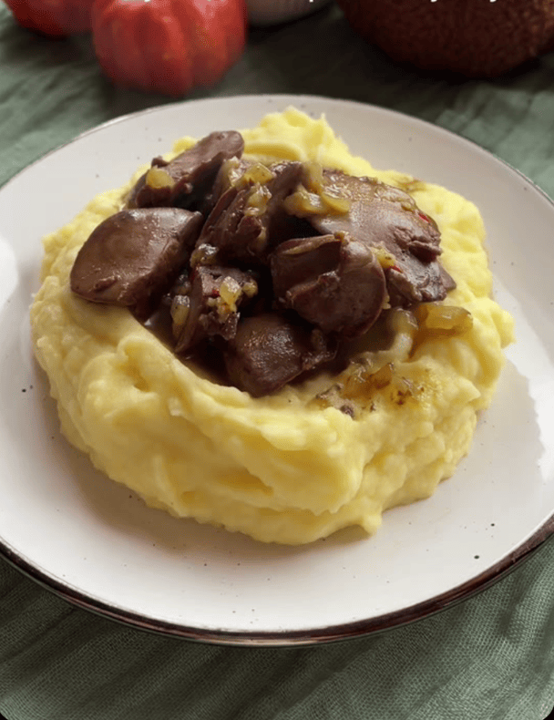 Печінка у медово-гірчичному соусі tiktok.com/@borsch_cooking