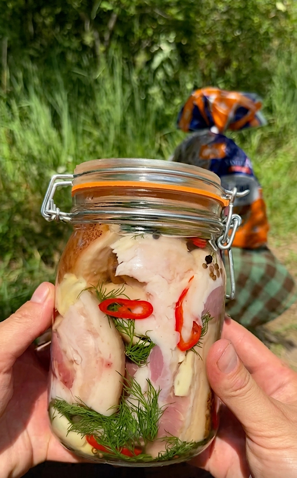 Маринована підчеревина у банці tiktok.com/@kubfood