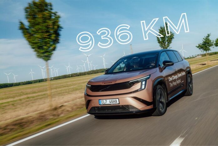 Електричний Skoda Peaq встановив рекорд запасу ходу серед семимісних SUV